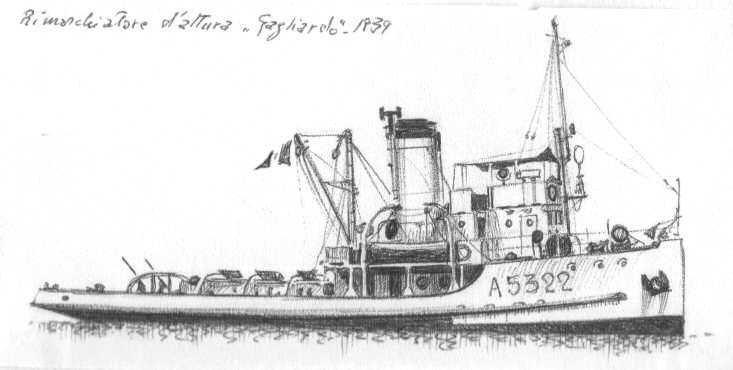 1939 - Rimorchiatore d'altura 'Gagliardo'